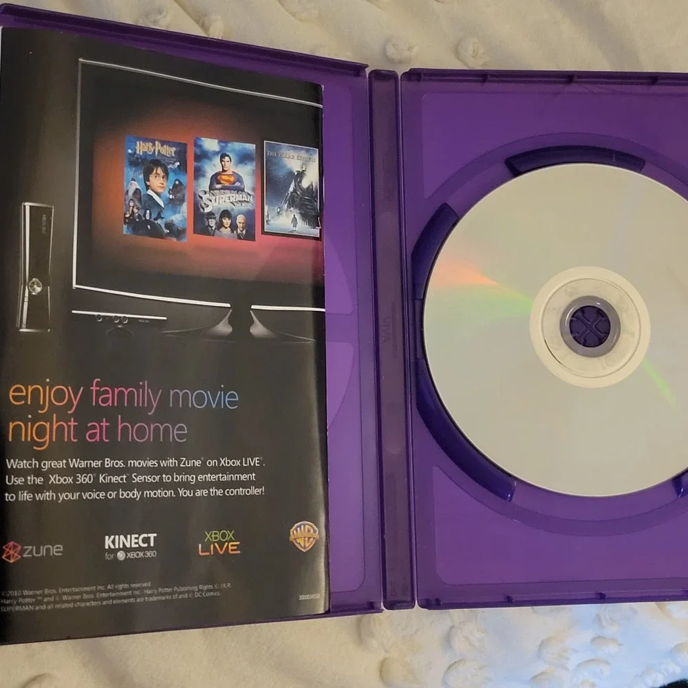 Game Party in Motion XBOX 360 KINECT WB games Arcade Games Complete w/ Manual